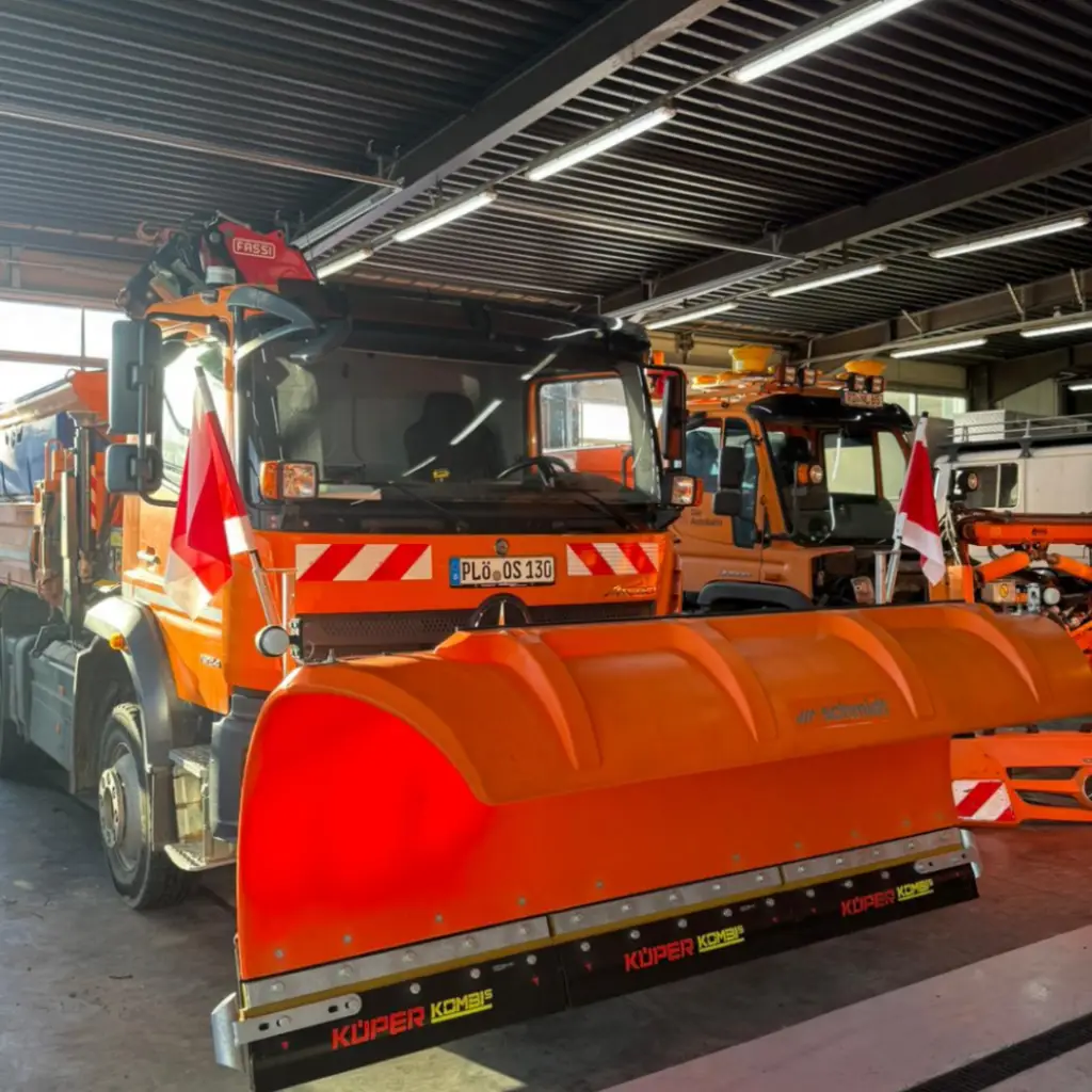 Winterdienst in Heikendorf & Kiel - Schneeräummaschine